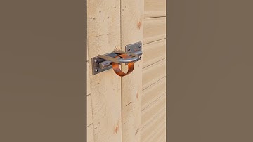 Automatic Swing Gate Latch 🔐 Design Idea #shorts #youtubeshorts #viral