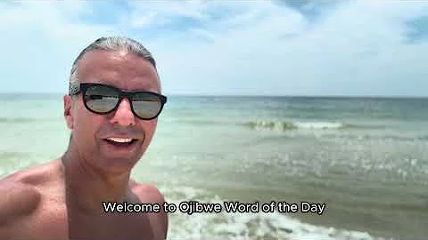 Agwaayaashkaa = Waves come ashore (Ojibwe Word of the Day)