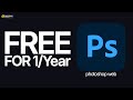Photoshop FREE Online | Get Adobe Photoshop Web 1-Year Free (Official Method)