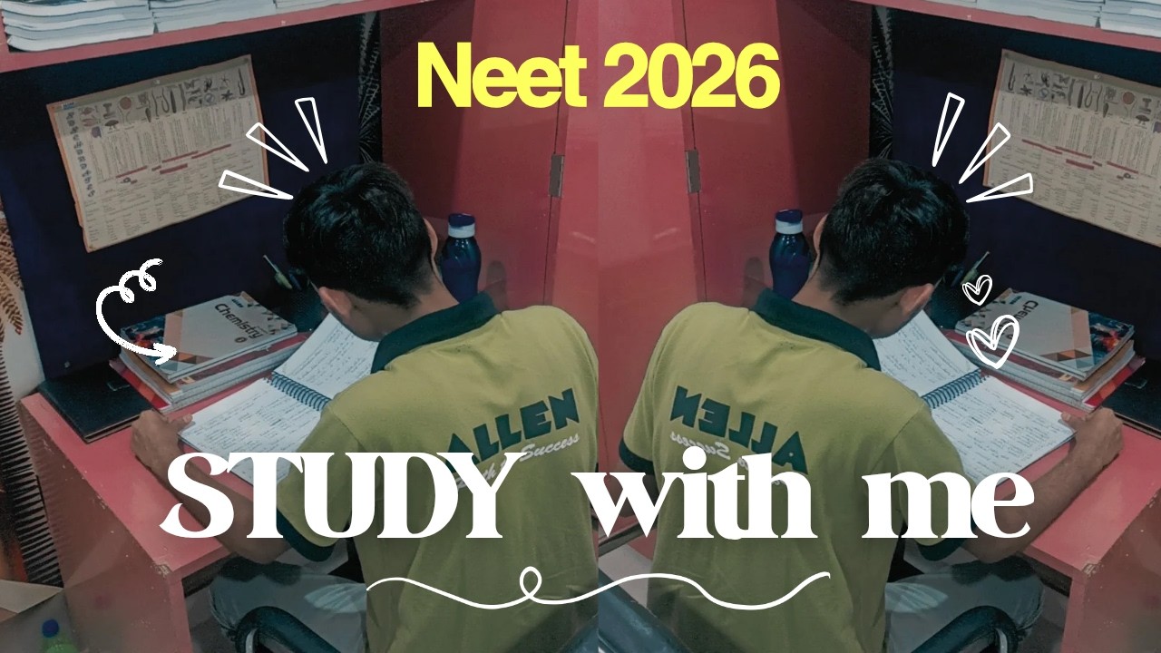 Day 161/180 💪 Consistency Continues | NEET 2026 Live Study #kota #neet2026 #live