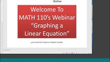 Math 110   Graphing a Linear Equation 20160907 2302 1
