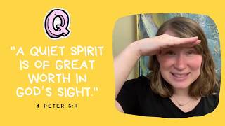 Famous Letter Q - ABC Scripture Memory Challenge Profile