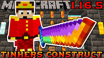 TINKERS CONSTRUCT 1.16.5 !!! (Custom Tools and Weapons) | Minecraft Mod Showcase