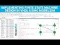 How to Implement Finite State Machine Design in VHDL using ModelSim