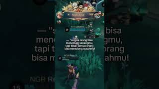 MODE SAD⁉️ AUTO SAVAGE ☠️☠️‼️ #mcgg #mccglcc #mobilelegends #mlbb #games