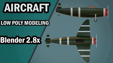 Blender 2.8x AirCraft Modeling