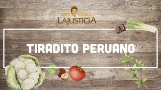 🇵🇪 RECETA DE TIRADITO PERUANO: ¡𝗛𝗼𝘆 𝘀𝗮𝗹𝗶𝗺𝗼𝘀 𝗱𝗲 𝗹𝗮 𝗰𝗼𝗰𝗶𝗻𝗮!