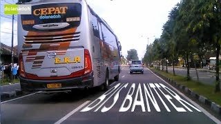 Bus Eka CEPAT Ngeblong di Ringroad Jogja