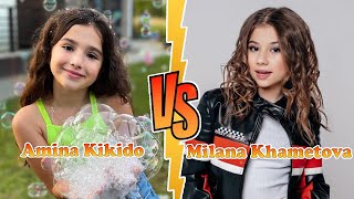 Amina Kikido Vs Milana Khametova Transformation New Stars From Baby To 2023