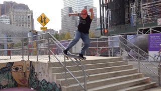 Skating Around New York's Financial District with Clive Dixon