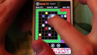Flow - 11x11 Level 21 Walkthrough