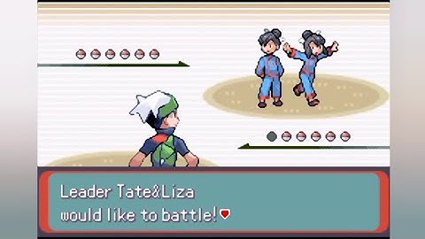 Pokemon Inclement Emerald Challenge Mode - Gym Leaders Tate & Liza Rematch