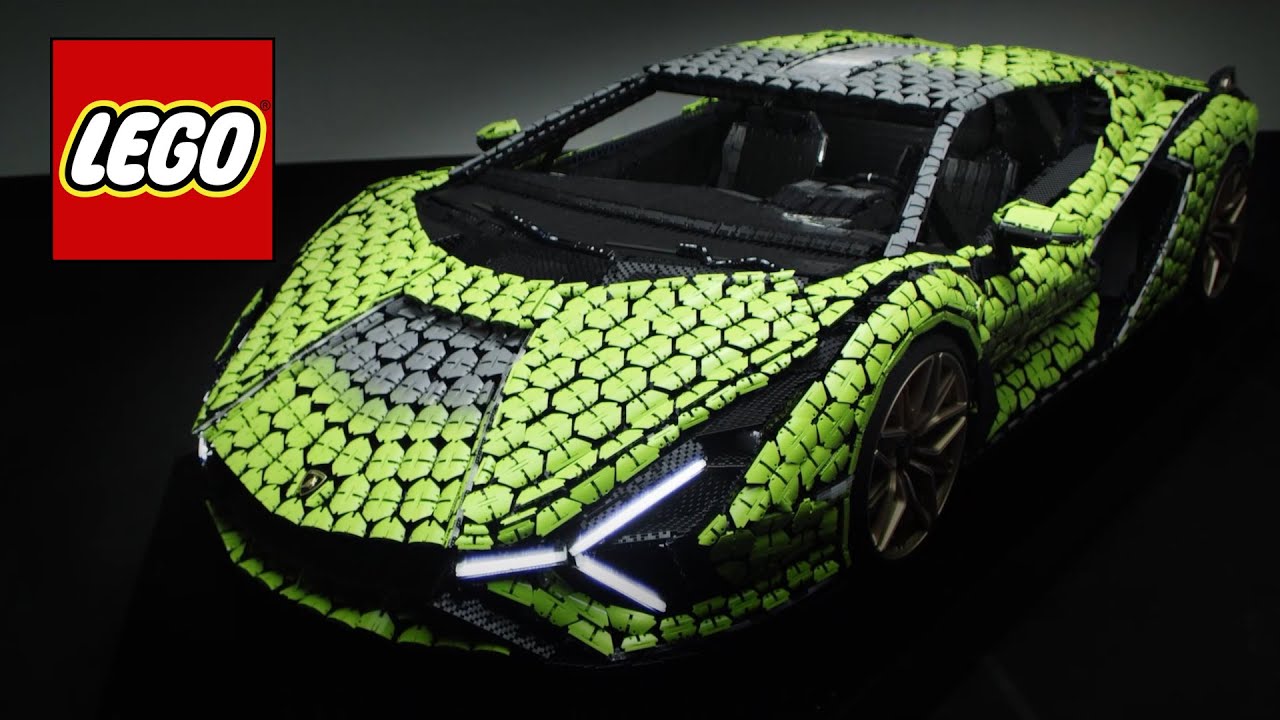 Scenes: Life-Size LEGO Lamborghini Sián FKP 37 with 400,000 Pieces! -