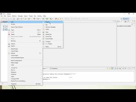 How to write a C++ program in eclipse Editor