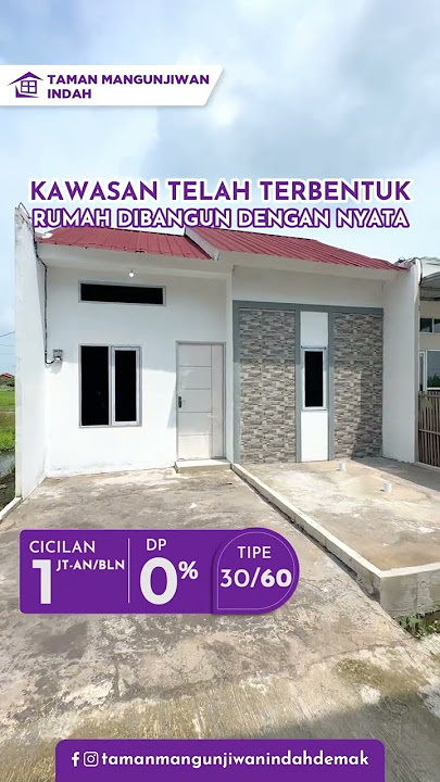 Perumahan subsidi di Demak Taman Mangunjiwan indah #rumahsubsidi #rumahdemak