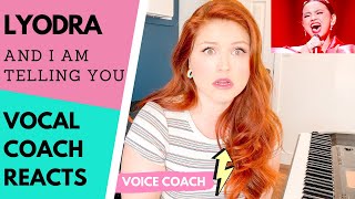 VOCAL COACH REACTS - Lyodra 'And I am telling you I'm not going'