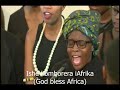 Nkosi sikelela iafrica w lyrics by the mighty wits sdasm choir