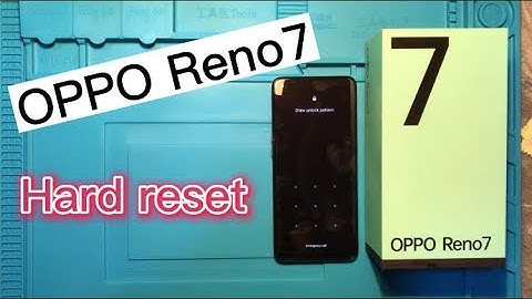 OPPO Reno 7 hard reset | factory reset | Аппаратный сброс |
