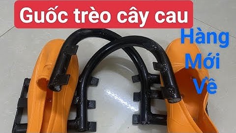 Guốc trèo cây cau chuyên nghiệp/ dụng cụ trèo cây giá rẻ 0888 935 262