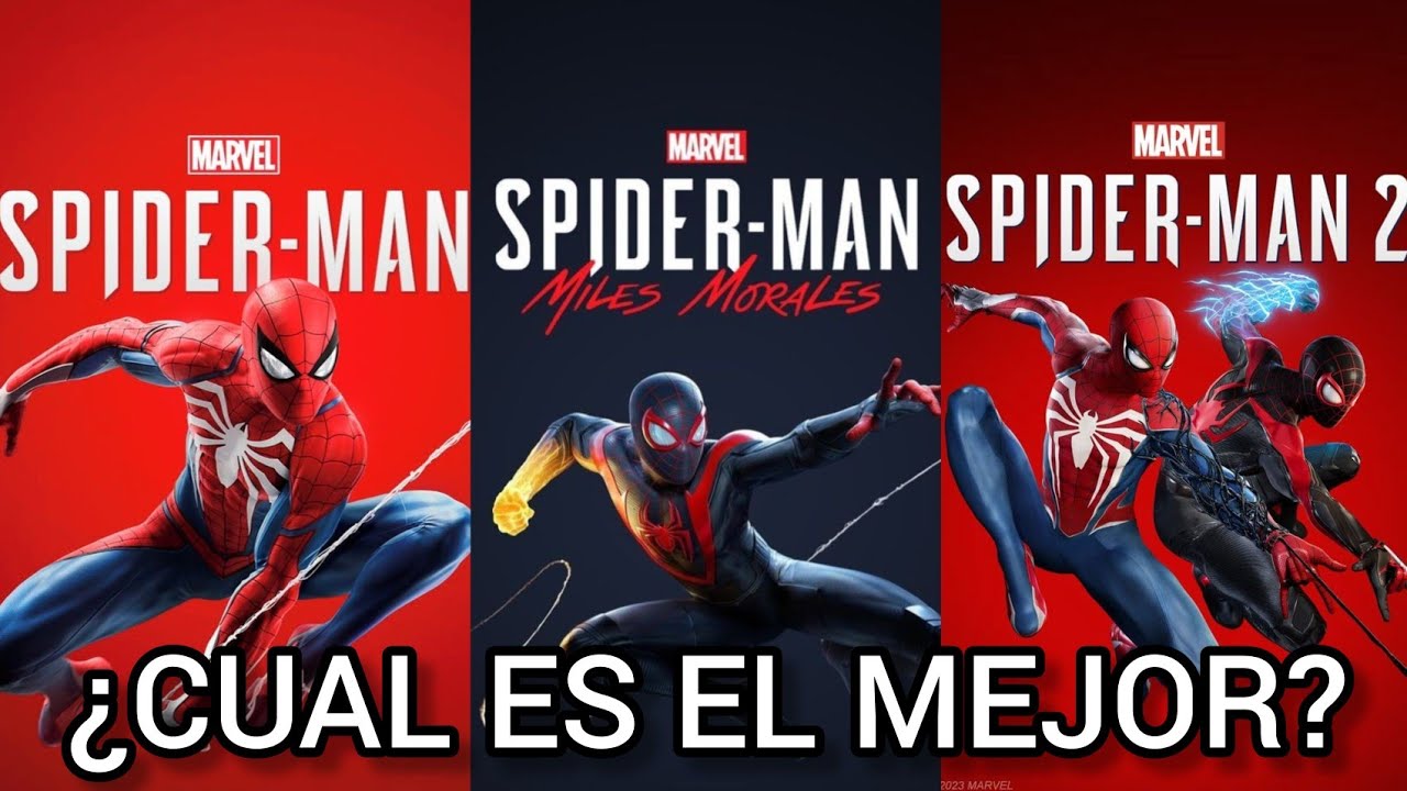 ¿CUAL DE LOS 3 MARVEL'S SPIDER MAN ES EL MEJOR?🕷🕸