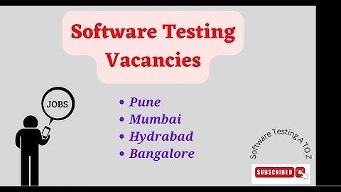 Software Testing Vacancies | Manual Testing | Automation Testing |14 OCT 2022