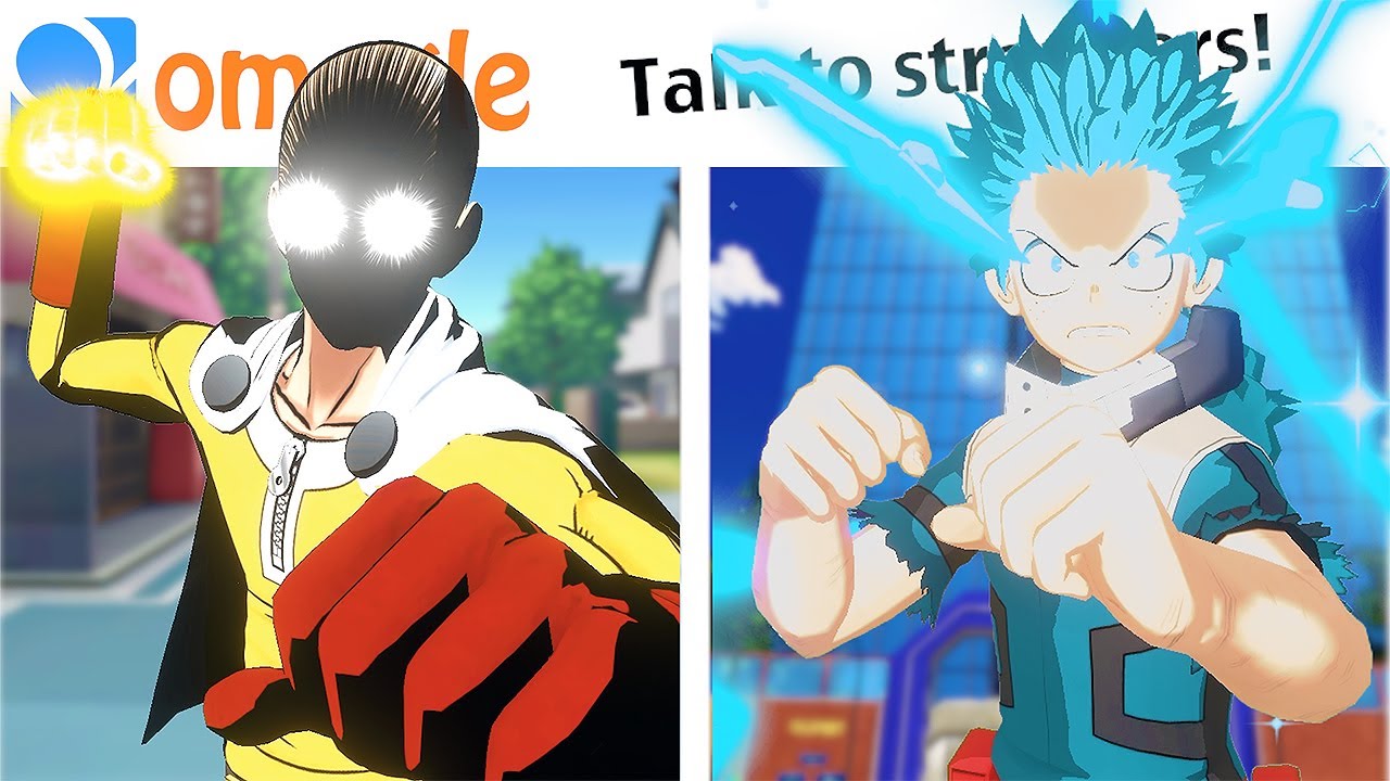 Saitama Fights The Number One Hero On Omegle