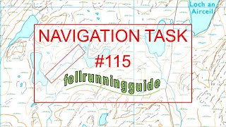 Navigation Task 115 #mapreading #contourlines