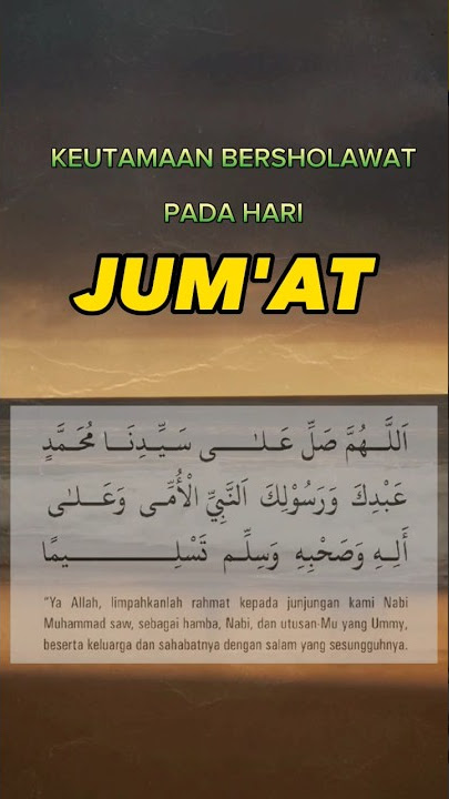 sholawat yang menghapuskan dosa selama 80 tahun