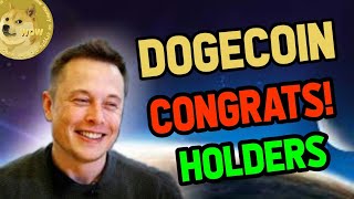 Dogecoin Congrats Holders || Dogecoin price Huge pump Today Resimi