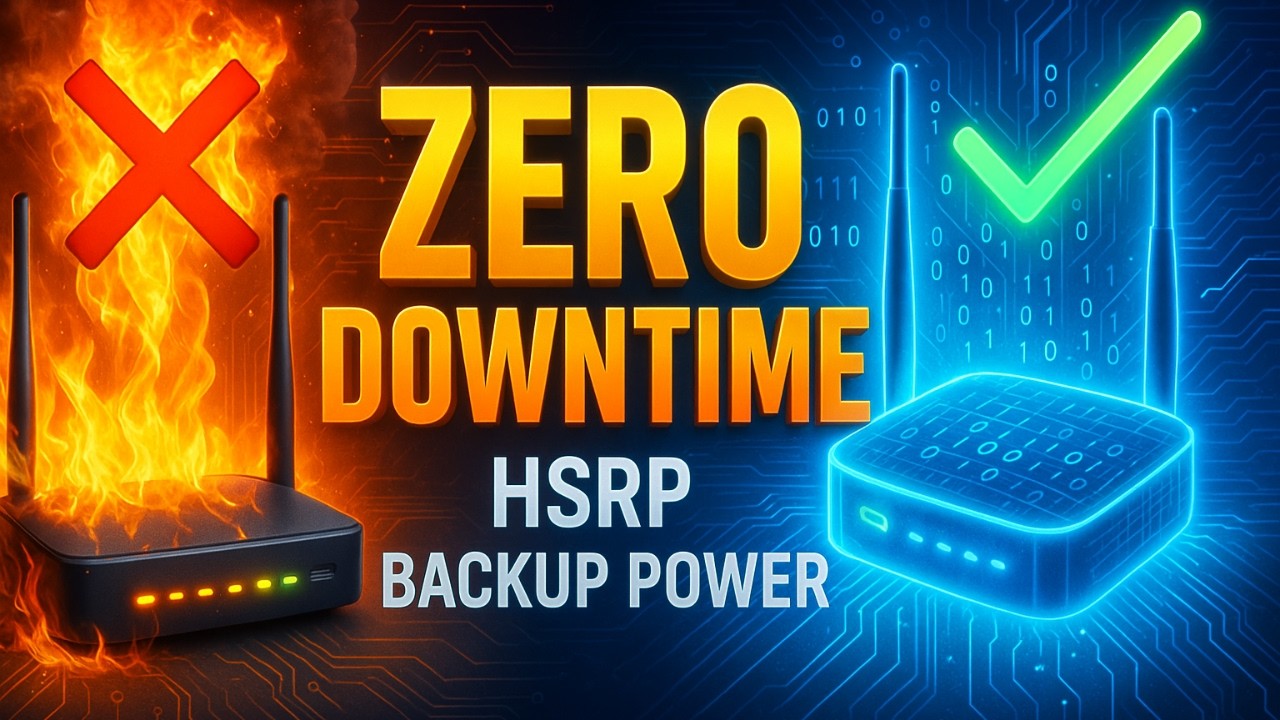HSRP Load Balancing: Never Lose Internet Again!