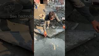 How Stylish Cement Tiles Project Are Made ? #Shorts  #Seetechnology #Satisfying #Diy