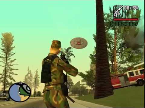 GTA SA UFO attack mod GTA SA UFO attack mod