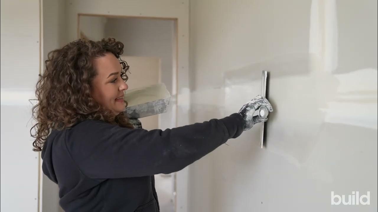 How to properly fill drywall joints YouTube