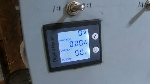 Power Meter 0 Volt Mod for Variac Use