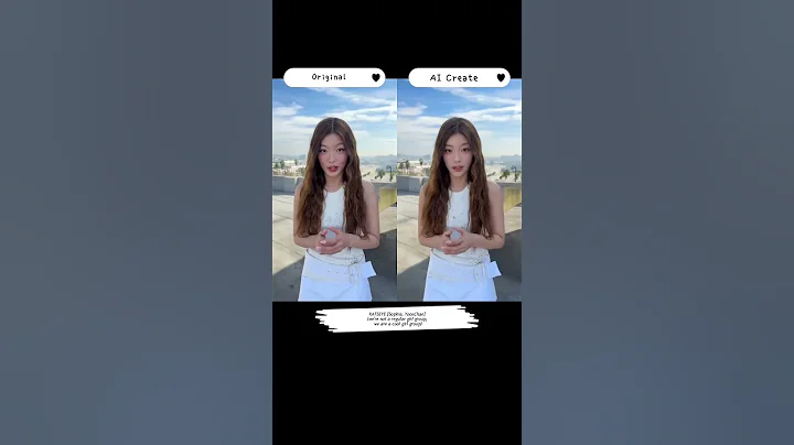 KATSEYE, [Sophia, YoonChae] 😆😊 AI comparison #katseye #funny #fyp #shorts #ai
