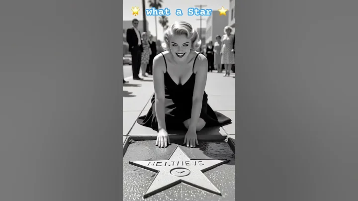 Marilyn Monroe’s Legendary Hollywood Moment 🌟 Walk of Fame #ai #hollywood