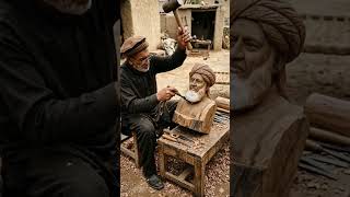 #WoodCarving #PashtunArt #WoodSculpture #AIVideo #AIArtist#PakistaniArt #VillageLife #TraditionalCra
