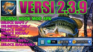 Fishing Hook mod apk Unlimited coin versi 2.3.9 free download!! screenshot 4