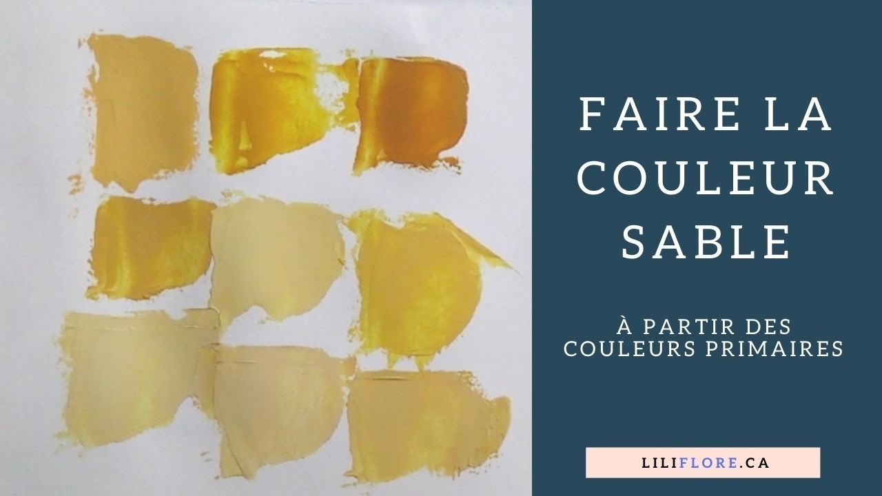 Comment fabriquer soi-même du sable de couleur ?