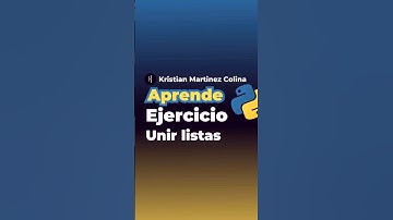 ¿Cómo unir listas en Python? Aprende a unir listas Python Unen las listas en Python  #aprendepython