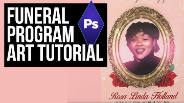 Memorial / Obituary / Funeral Program Booklet Walk Through (Part 1)