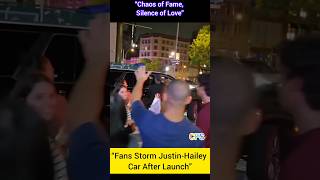 “Fans Go Wild: Justin & Hailey Trapped After Swag 2 Launch in NYC!”
