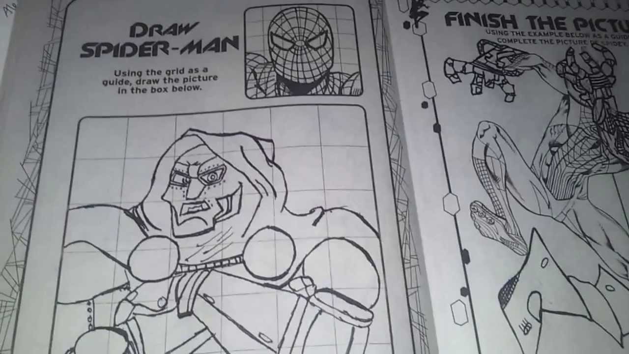 SPIDER-MAN Coloring Book: Spiderman Giant Coloring Book With