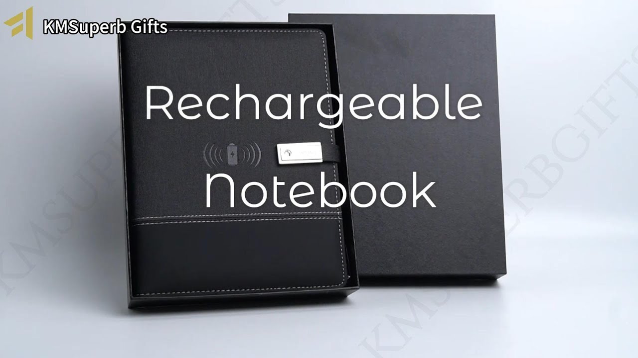Power Up Your Notes - Customizable Charging Notebook - YouTube
