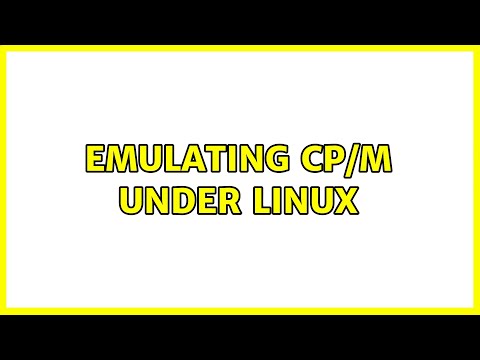 Emulating CP/M under