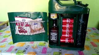 Jerry can- homemade minibar