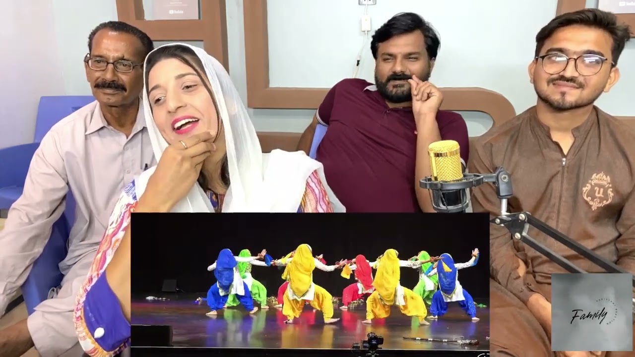 Reaction on Punjabi Folk Dance Academy  Bhangra Idols