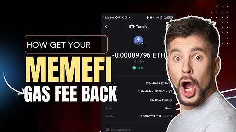 How To Withdraw Your Gas Fee Back From MEMEFI Wallet
