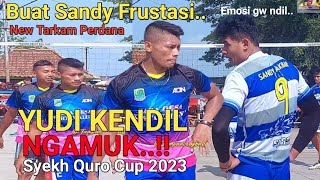 Scary..!! Yudi Kendil's sedan spikes make Sandy Akbar go berserk with emotion at the Karawang vol...