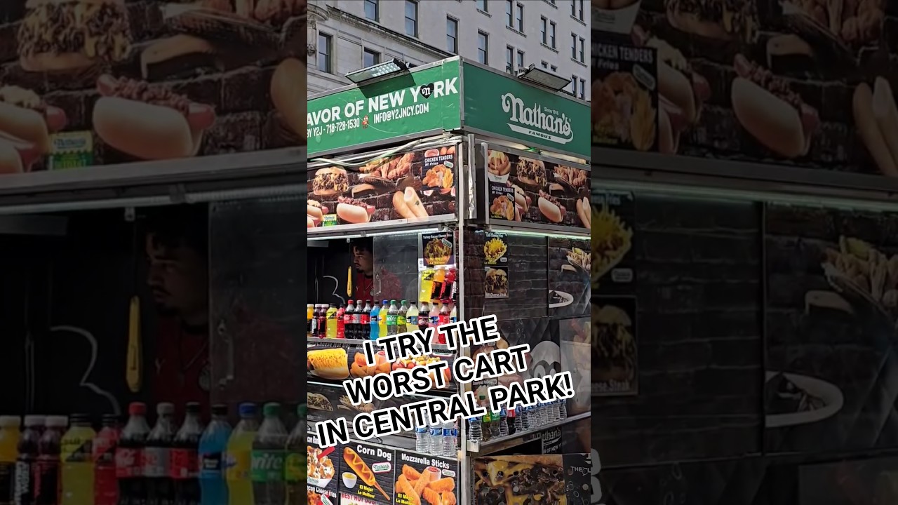 Я ПОПРОБУЮ ХУДШИЙ ТЕЛЕЖКУ В ЦЕНТРАЛЬНОМ ПАРКЕ!